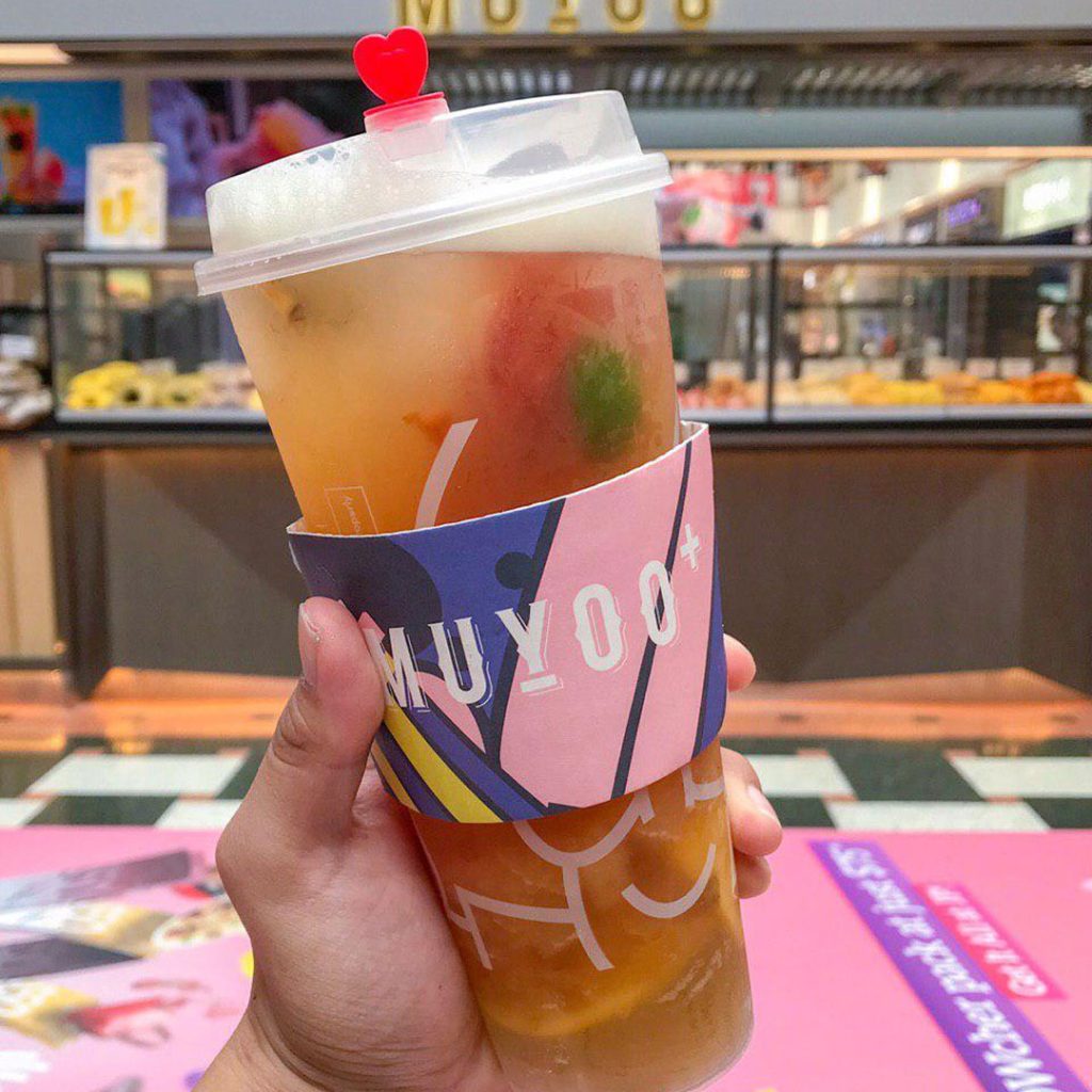 Fruit teas in Singapore - Signature drink at Muyoo at Jurong Point