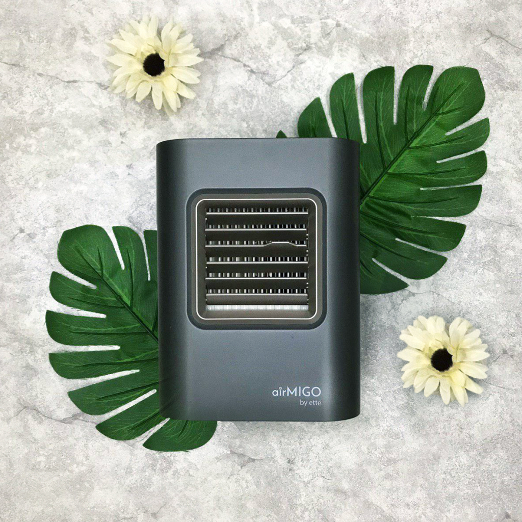 air purifier, mini air purifier, airMIGO air purifier review, grey air purifier