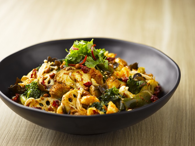 Vegetarian Mala Bowl at Green Dot