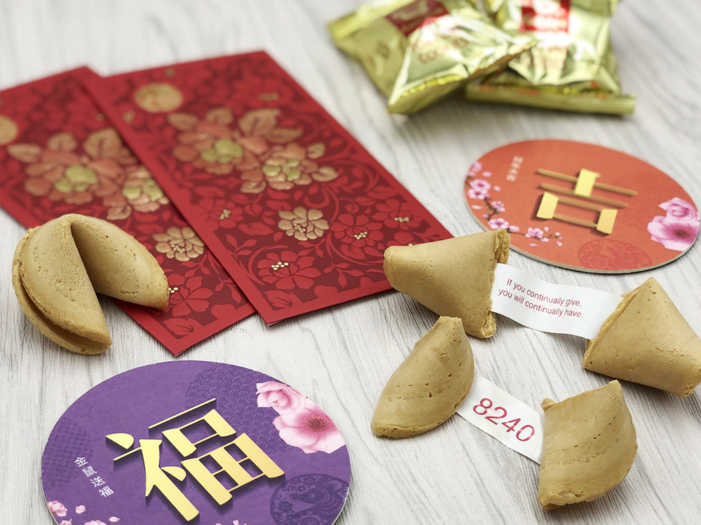 fortune cookies 4d number and lucky blessing