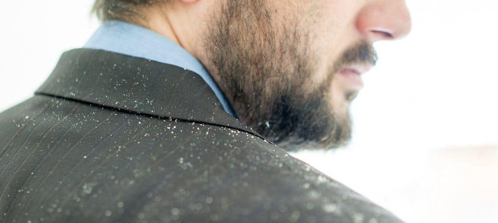 back view of man in suit