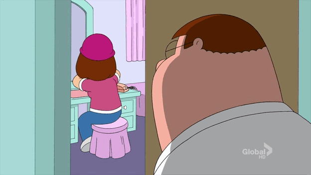 why you should not pop your pimple at home, meg popping pimple gif meme