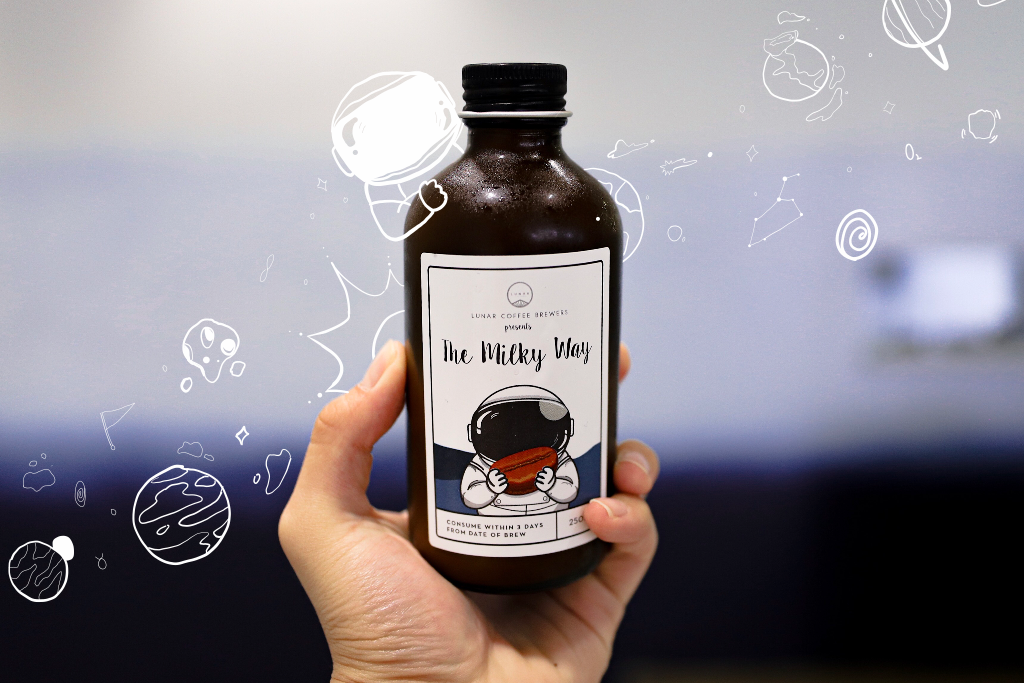 Lunar Coffee Brewer The Milky Way white cold brew