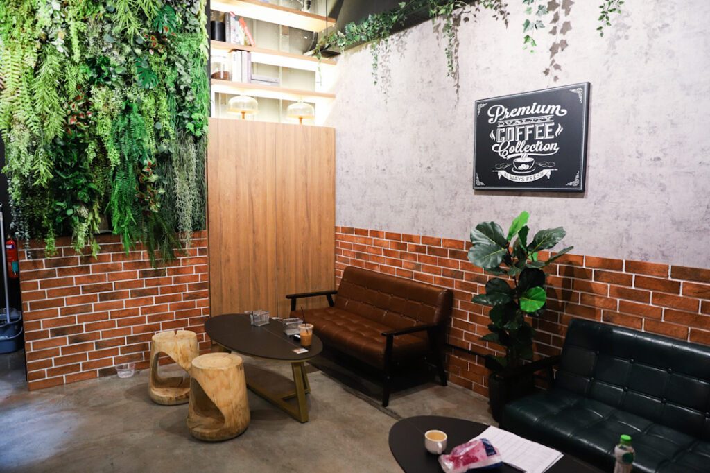 Interior of The Urban Hideout - Garden-theemd Cafe