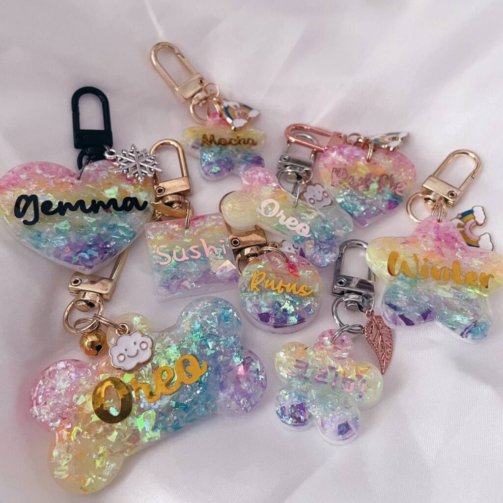 Resin dog tags. Source: Rhesin