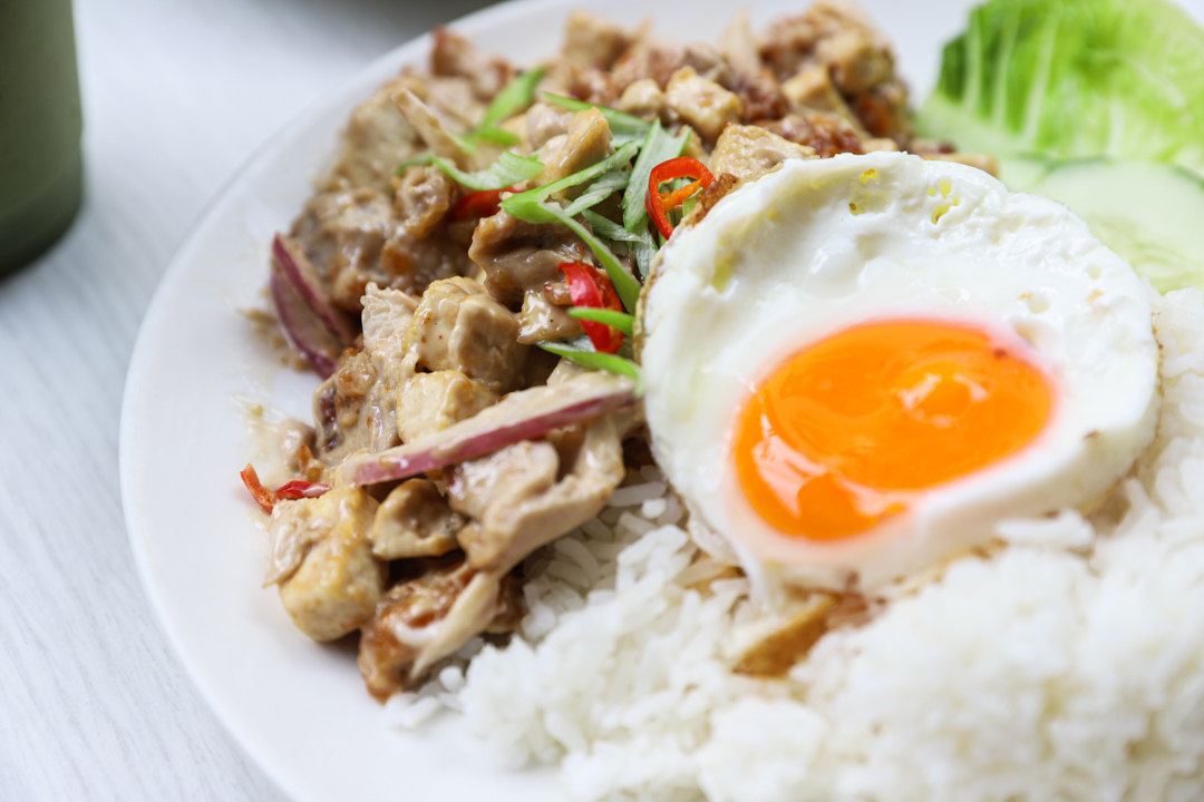 White Chimken at Fangko, modern Indonesian cuisine at Clarke Quay