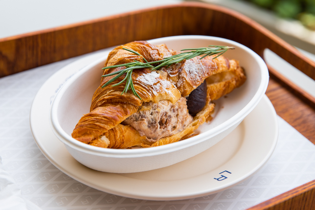 Chestnut Cream Croissant from Cafe Low Roof