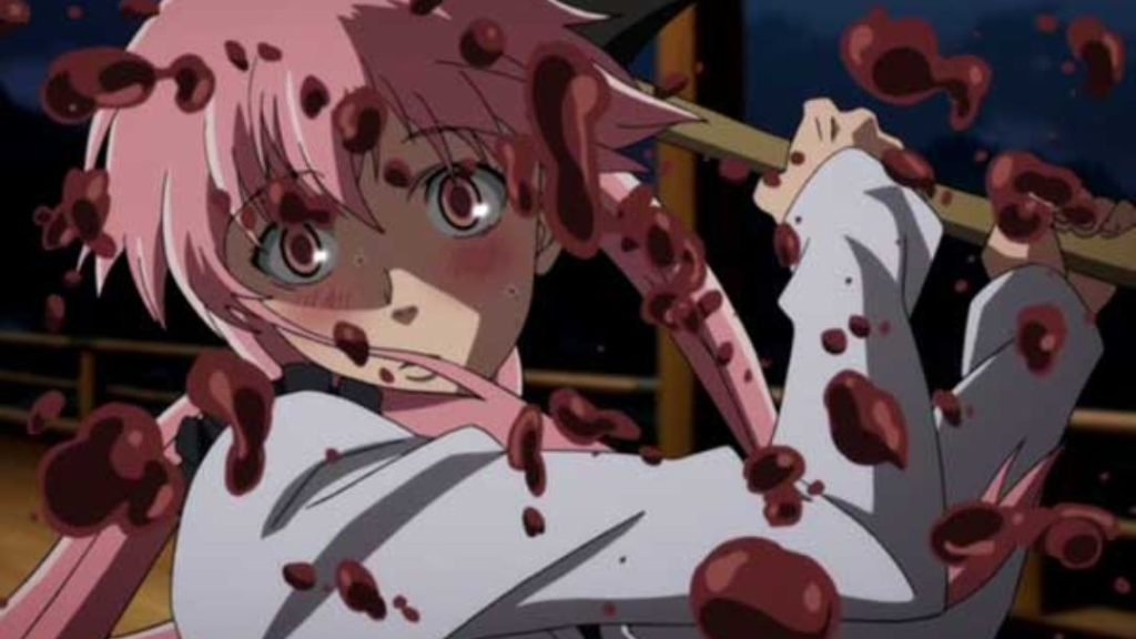 Mirai Nikki Future Diary anime screen grab