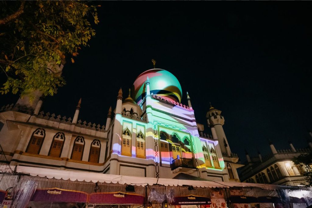 Sultan Mosque Light Show