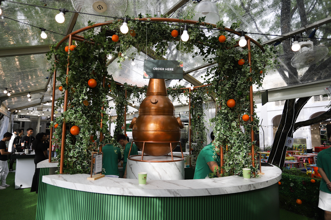 Limited time Tanqueray-inspired scents at the pop-up at CHIJMES