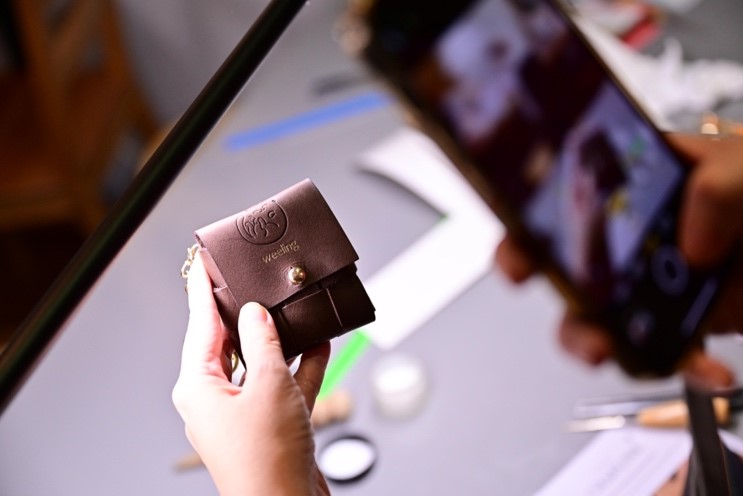 Leather crafting workshop at Crafune. Photo: PARKROYAL on Beach Road