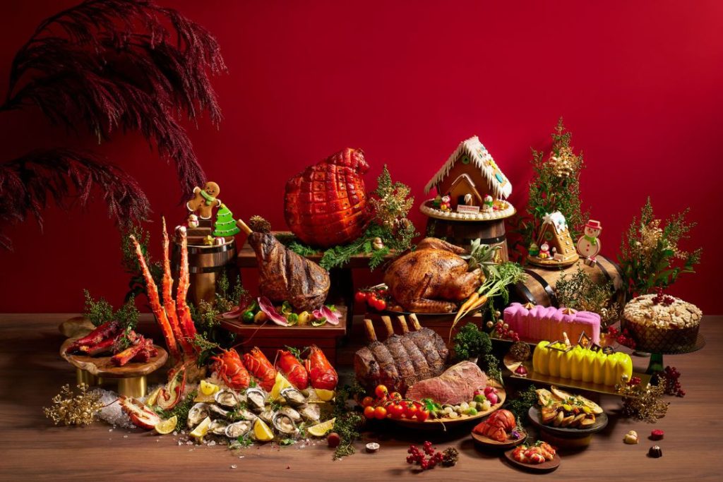 Edge at Pan Pacific Singapore Christmas Buffet