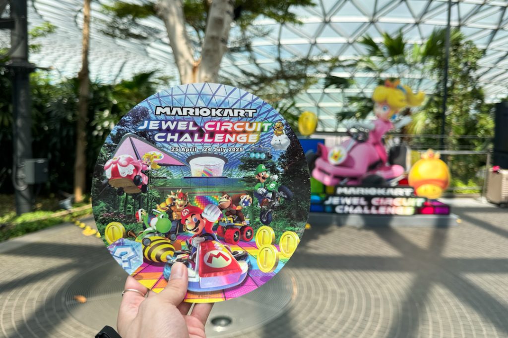 Mario Kart stamp rally at Jewel as part of the Nintendo Pop up in Singapore