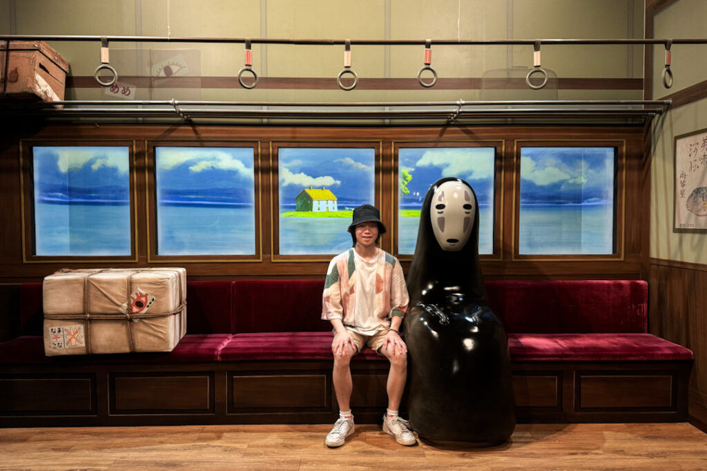 No Face from Spirited Away installation