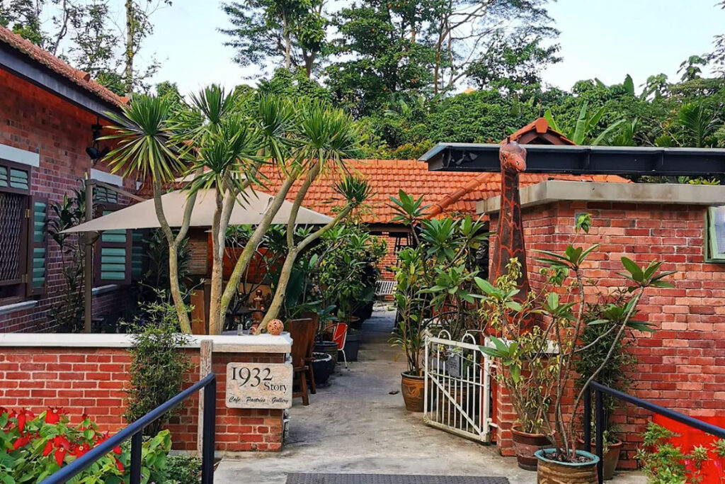 1932 Story Cafe entrance — the famous Railway cafe at Bukit Timah