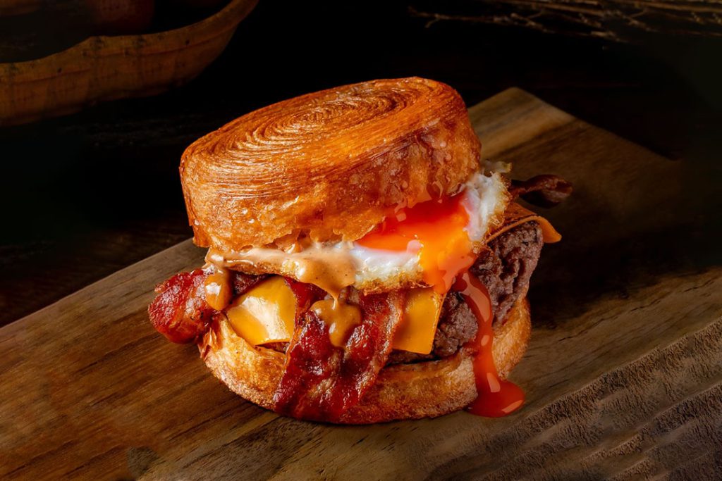best croissant singapore in the form of a burger