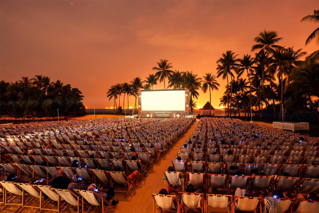 Hendrick's Sunset Cinema at Sentosa