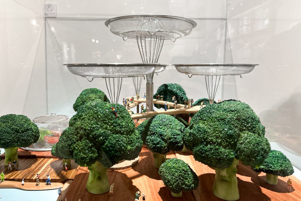 Gardens by the Bay miniature art at MUJI Singapore