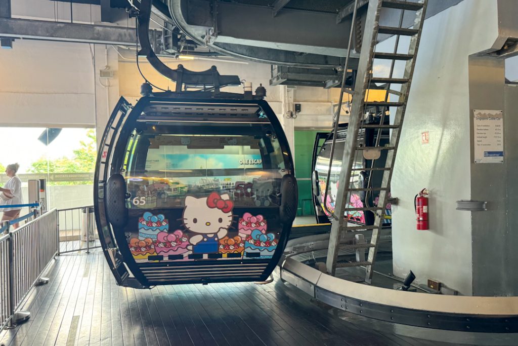 hello kitty cabin exterior