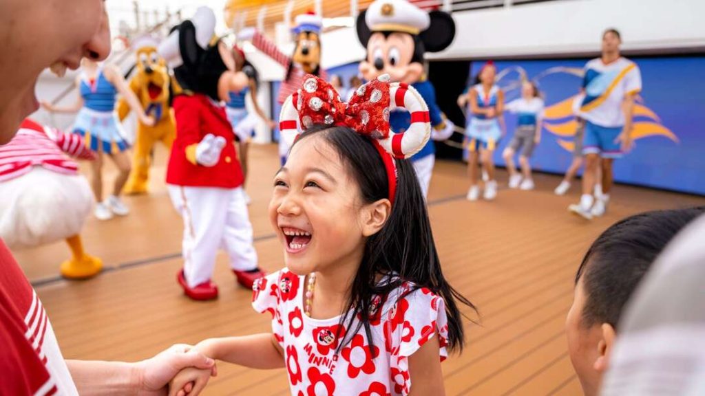 Having fun at the SG Disney Cruise