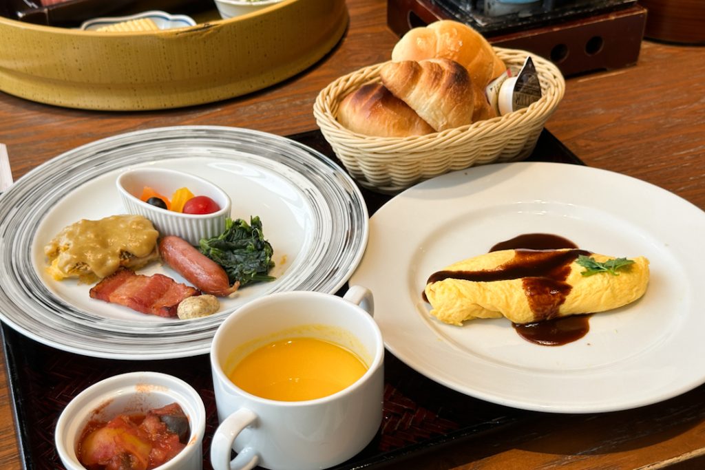 Western Breakfast at Hamachidorinoyu Kaisyu Hotel