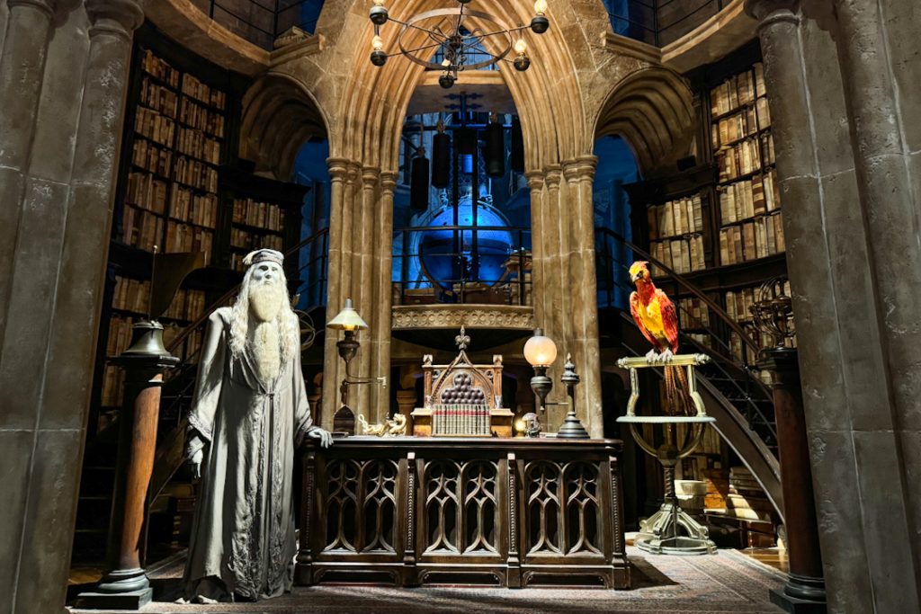 Dumbledore's Office in Tokyo's Harry Potter theme park