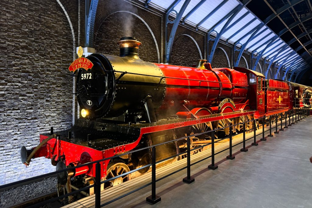 Hogwarts Express Train lifesize model at The Making of Harry Potter