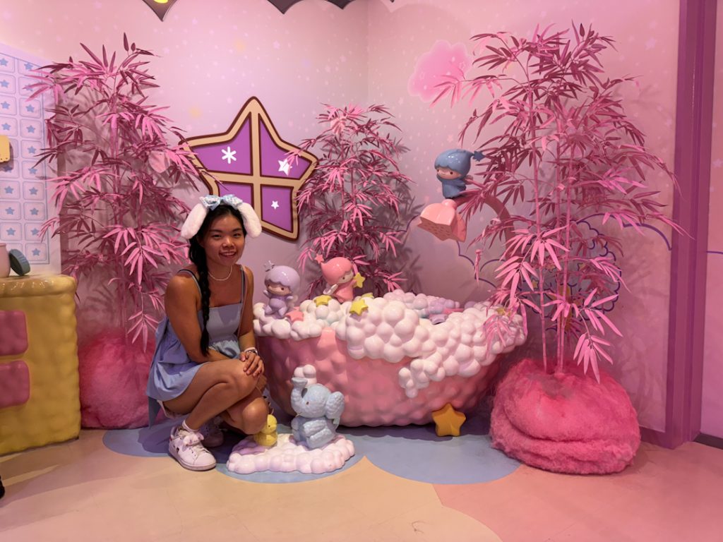 Little Twin Stars installations in Sanrio Puroland
