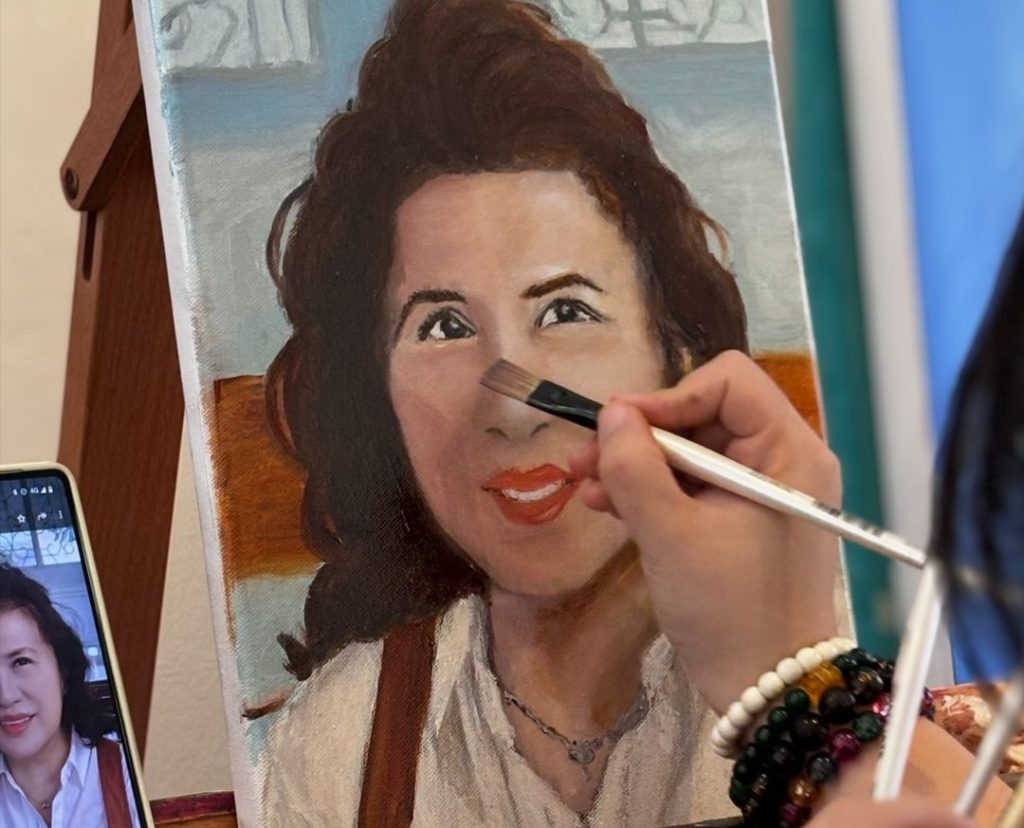 fine art painting class in chinatown at LACA