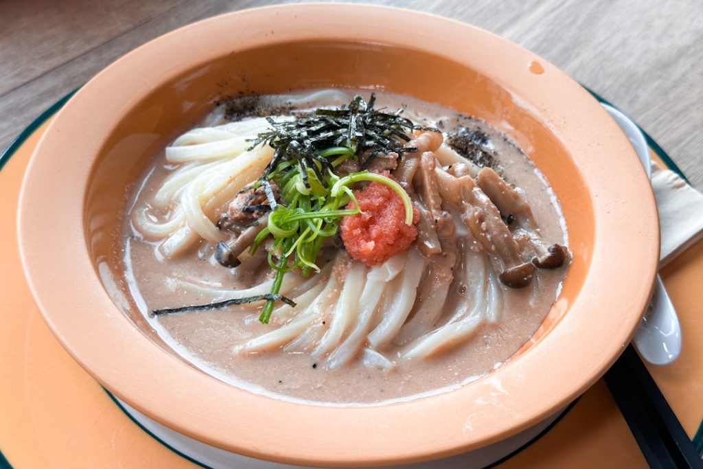 Mentaiko Udon review at Sunday Morning Coffee Shop