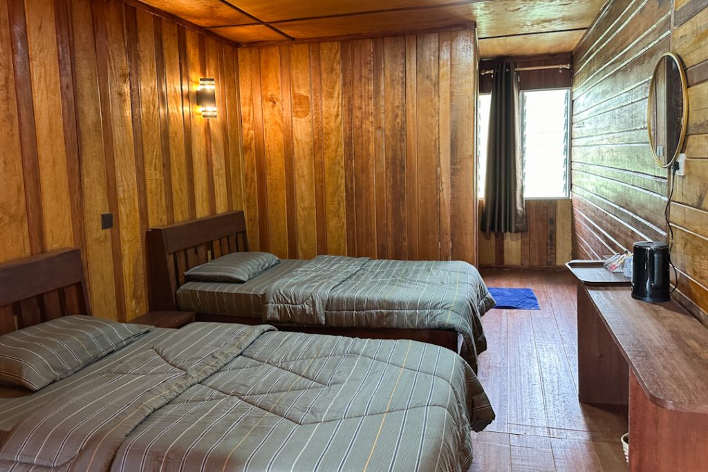 2 beds at the side houses of the home stay