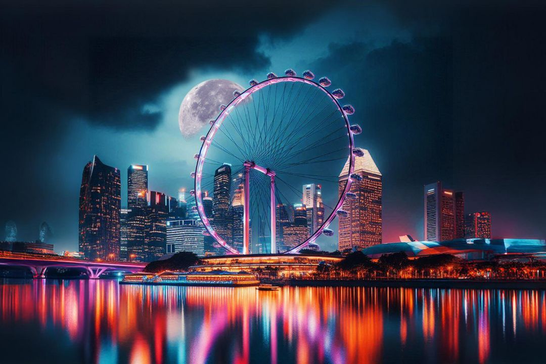 Singapore Flyer night market & Moonlight Flights this National Day
