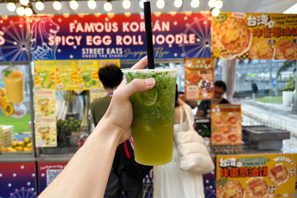 Coriander Lemon Tea at Singapore Flyer Night Market