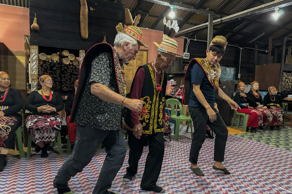 Traditional warrior dance with Rurum Kebudayaan