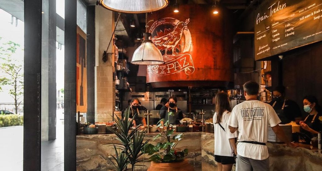 Grains Trader cafe interior