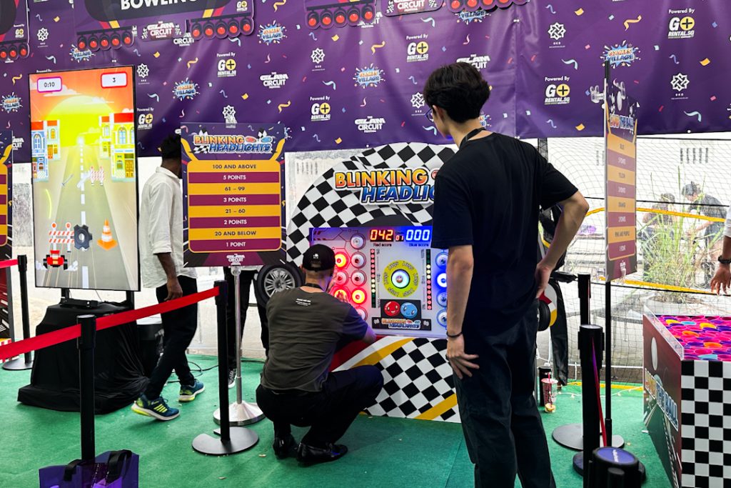 Reaction Challenge at Kampong Glam Games Village