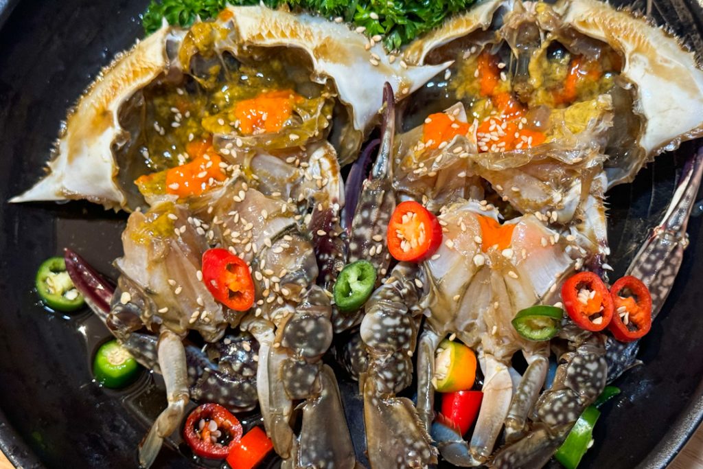 Soy Raw Marinated Crabs in Singapore
