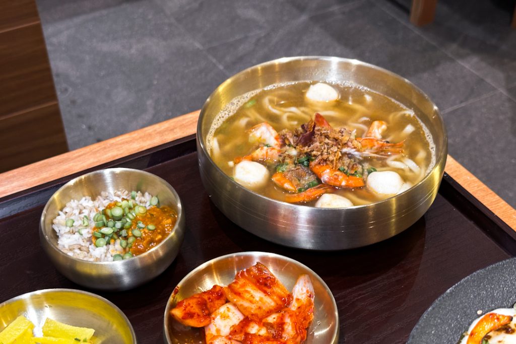 Busan Shrimp Noodles review at Seoul Noodle Shop