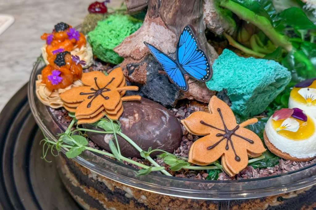 Edible butterflies at Sofitel High Tea - A Midsummer Night's Dream Afternoon Tea