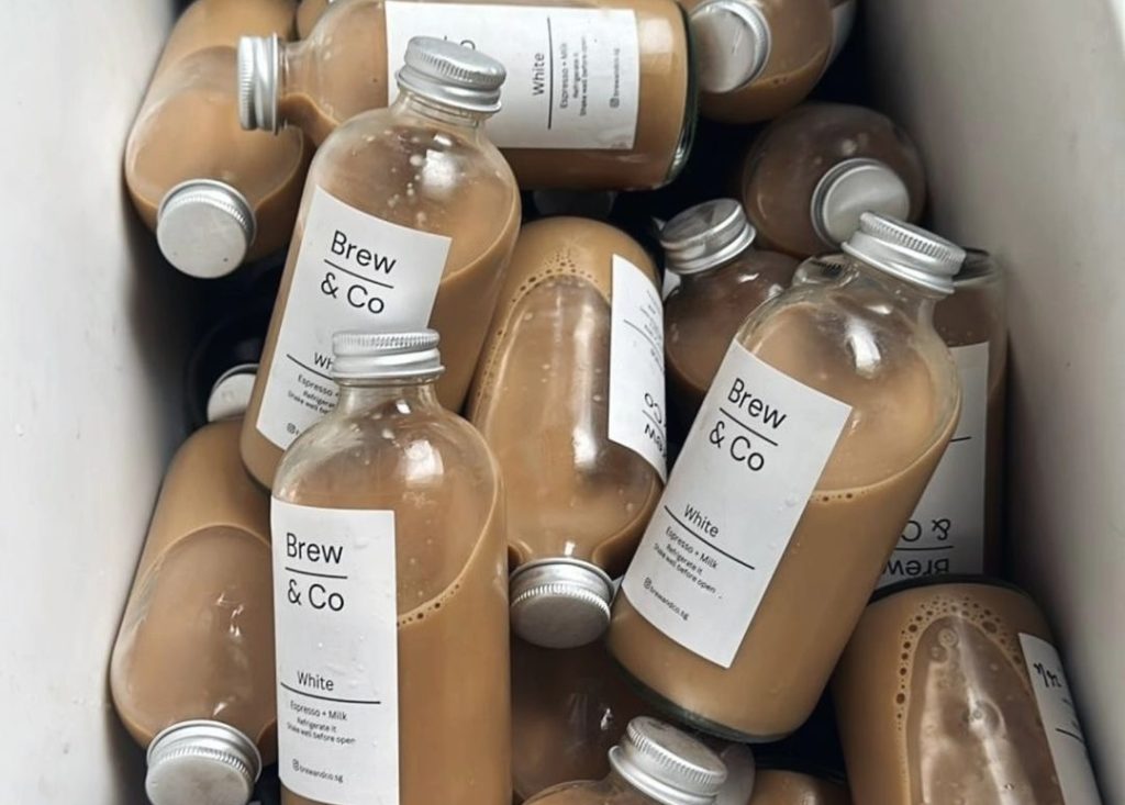 Bottled coffee at Ang Mo Kio