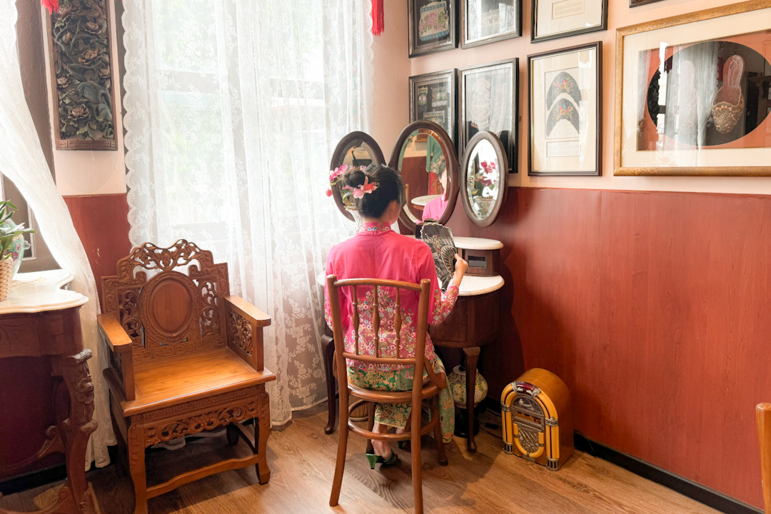Peranakan house in Singapore for photoshoot