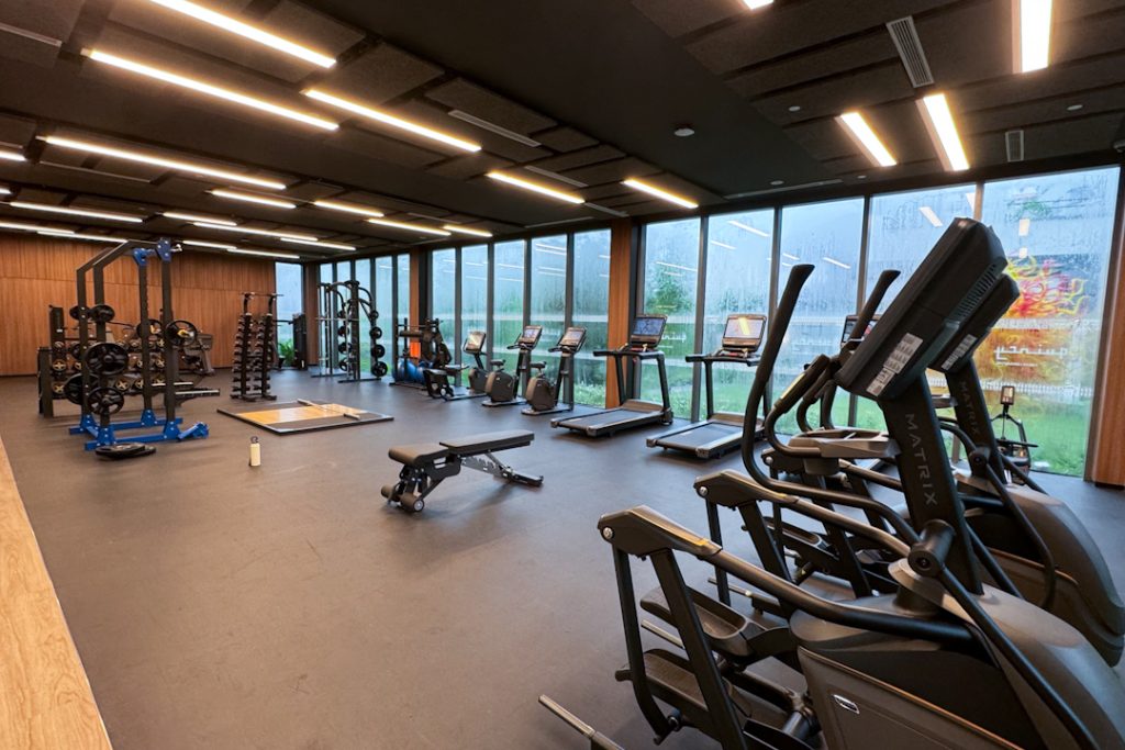 Gym at Quincy House Serviced Apartment