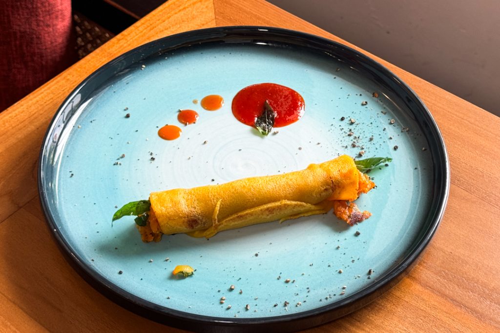 Crepe with Hot Sauce