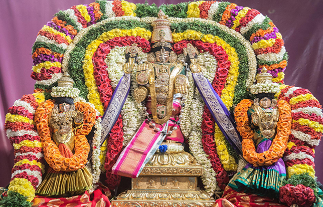Interior of Srinivasa Perumal Temple