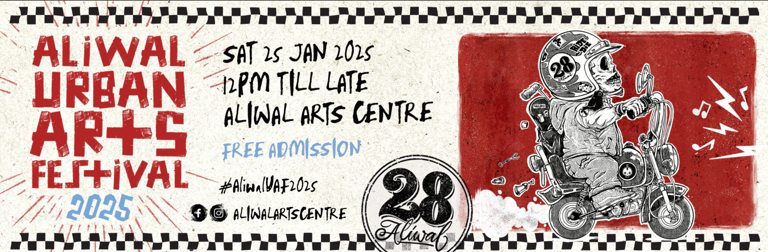 Aliwal Urban Arts Festival banner