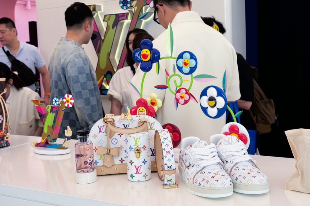 First glimpse of Louis Vuitton x Murakami 2025 Collection bags and sneakers