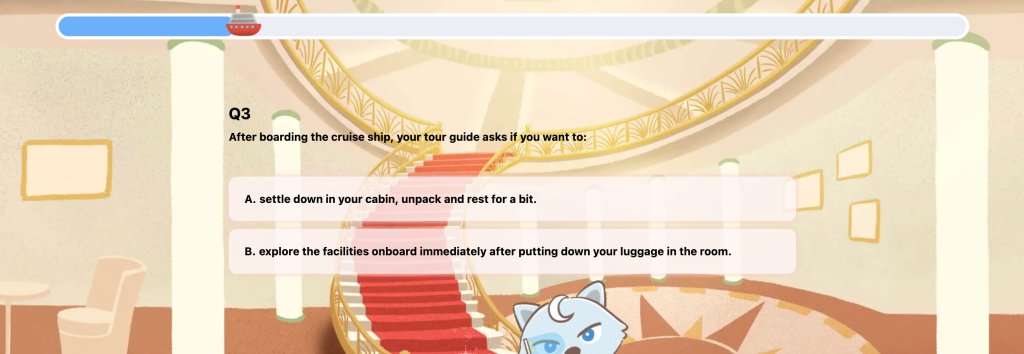 Personality quiz question 3
