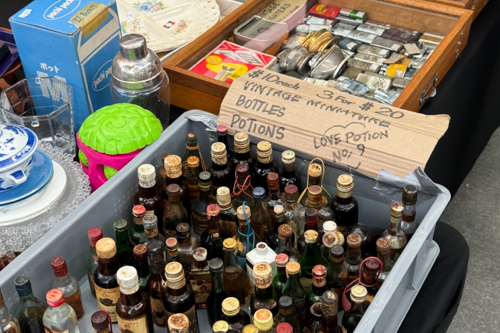 Vintage "potions" at Katong Square Vintage Market