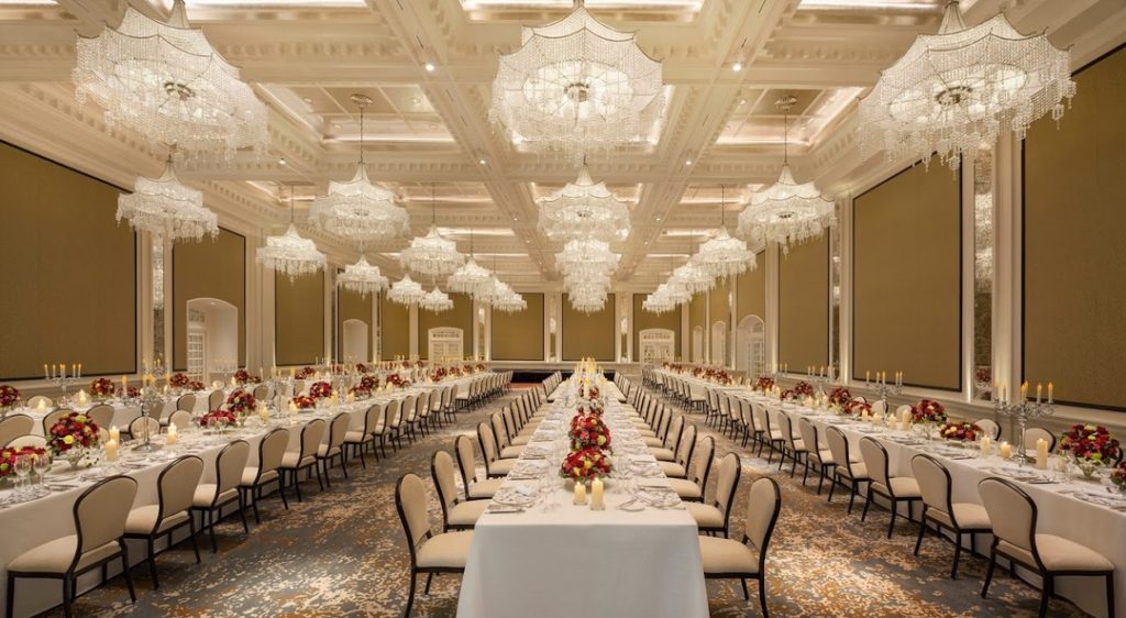 The Jubilee Ballroom of Raffles Hotel Singapore