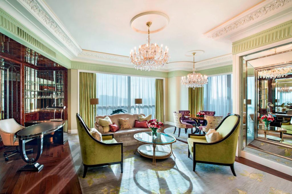 The luxury premier specialty suite in St. Regis